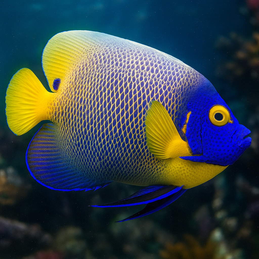 Blue Face Angelfish