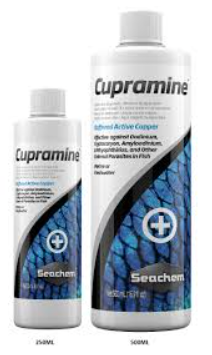 Seachem Cupramine - Buffered Active Copper Medication for Parasitic diseases