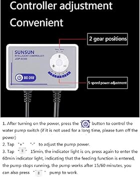 Sunsun JDP-6000 Controllable DC Variable Water Pump with Controller