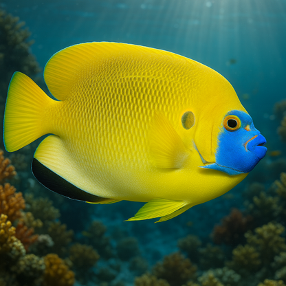 Blue Lipstick Angelfish