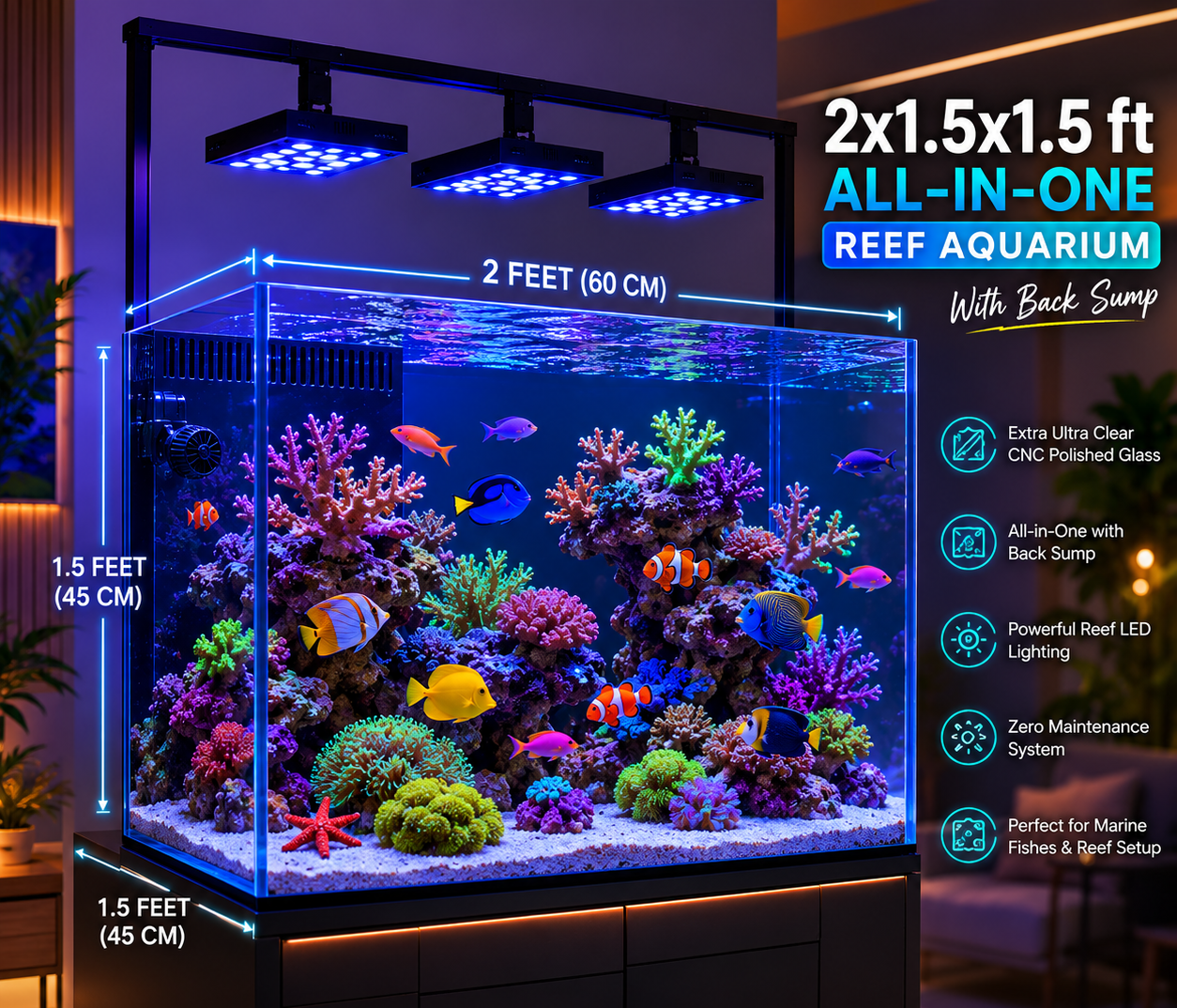 2x1.5x1.5 AIO Maintenance Tank Full Setup