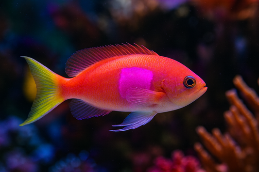 Purple Blotch Basslet Anthias