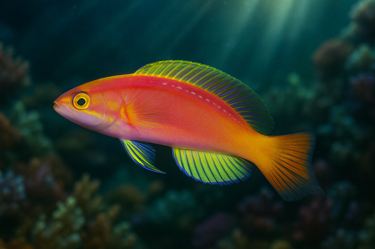 Red Banded Fairy Wrasse (Rare)