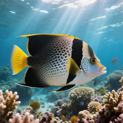 Vermiculated Angelfish